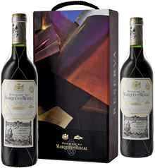 Вино красное сухое «Marques de Riscal Marques de Riscal Reserva» Набор вин в подпрочной упаковке