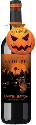 Вино красное сухое «Val d Orbieu-Uccoar La Cuvee Mythique Rouge Pays d Oc  limited edition Halloween» 2017 г.