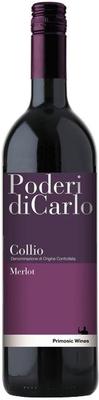 Вино красное сухое «Poderi di Carlo Merlot Collio» 2015 г.