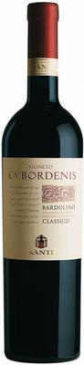 Вино красное сухое «Santi Vigneto Ca  Bordenis Bardolino Classico» 2017 г.