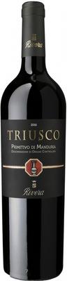 Вино красное сухое «Rivera Triusco Primitivo Di Manduria» 2016 г.