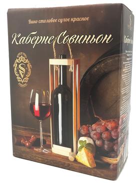 Вино столовое красное сухое «Каберне-Совиньон (Тетра Пак)»