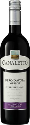 Вино красное сухое «Canaletto Merlot Terre Siciliane» 2013 г.