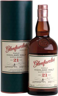 Виски шотландский «Glenfarclas 21 years» в тубе