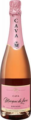 Вино игристое розовое брют «Marques De Lares Rosado Brut Cava»