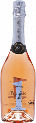 Вино игристое розовое брют «Premier Bulle Rose Brut Cremant de Limoux» 2014 г.