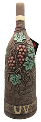 Вино столовое красное полусладкое «Usakhelauris Venakhebi Alazanskaya Dolina» глиняная бутылка (полукруглая)