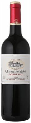 Вино красное сухое «Chateau Pombrede Bordeaux» 2016 г.