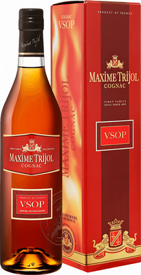 Коньяк французский «Maxime Trijol Cognac VSOP» в подарочной упаковке