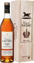 Коньяк французский «Lautrec Reserve Rare» в деревянной подарочной упаковке