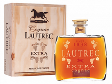 Коньяк французский «Lautrec Grande Champagne Extra» в деревянной подарочной упаковке