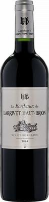 Вино красное сухое «Le Bordeaux De Larrivet Haut Brion Bordeaux» 2016 г.