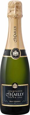 Вино игристое белое брют «Champagne Mailly Grand Cru Brut Reserve half bottle Champagne Grand Cru»