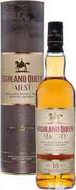 Виски шотландский «Highland Queen Majesty 16 years old Highland Queen Scotch Whisky Company» в тубе