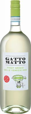 Вино белое сухое «Gatto Matto Pinot Grigio Delle Venezie Villa Degli Olmi» 2018 г.