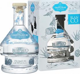 Текила «El Destilador Blanco Premium Artesanal Destileria Santa Lucia» в подарочной упаковке