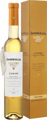 Вино белое сладкое «Inniskillin Icewine Vidal Gold Niagara Peninsula» 2017 г., в подарочной упаковке