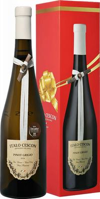 Вино белое сухое «Pinot Grigio Grave» 2016 г. в подарочной упаковке