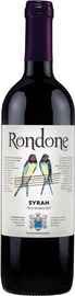 Вино красное сухое «Rondone Syrah» 2018 г.