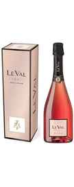 Вино игристое розовое брют «Le Val Summit Pinot Noir» в подарочной упаковке