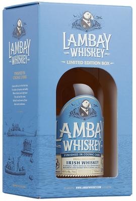 Виски ирландский «Lambay Small Batch Blend Irish Whiskey 4» в подарочной упаковке