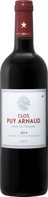 Вино красное сухое «Cuvee Les Ormeaux Castillon Cotes De Bordeaux Clos Puy Arnaud» 2014 г.