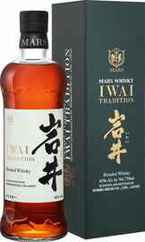 Виски японский «Iwai Tradition Hombo Shuzo» в подарочной упаковке