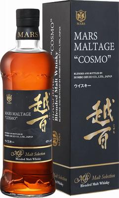 Виски японский «Mars Maltage Cosmo Hombo Shuzo» в подарочной упаковке