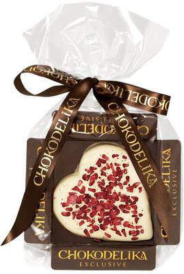 Конфеты «Сердце марципановое в белом шоколаде» 30 гр, в блистере
