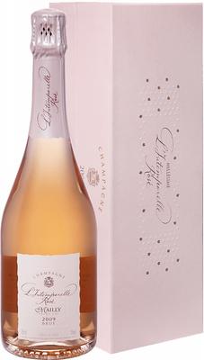 Вино игристое розовое брют «Champagne Mailly Grand Cru L'Intemporelle Rose» 2009 г. в подарочной упаковке