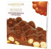 Молочный шоколад «Chokodelika с фундуком» 160 гр.