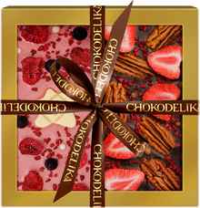 Подарочный набор «Chokodelika Ягоды в шоколадном восторге» 200 гр.