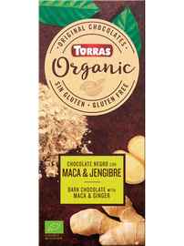 Темный шоколад «Torras Organic with Maca & Ginger» 100 гр.