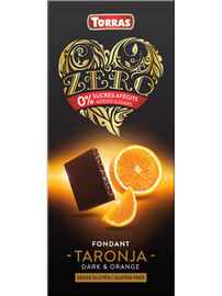 Темный шоколад «Torras Zero with Orange» 125 гр.