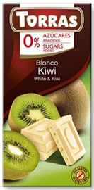 Белый шоколад «Torras with Kiwi» 75 гр.