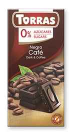Шоколад «Torras темный с кофейными зернами» 75 гр.