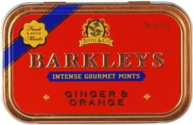 Леденцы «Barkleys Mints имбирь и апельсин» 50 гр.