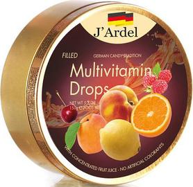 Леденцы «J’Ardel Мультивитамин, с фруктовой начинкой» 150 гр