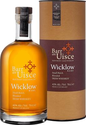 Виски ирландский «Barr An Uisce Wicklow Rare Small Batch Blended Irish Whiskey 4 years» в тубе