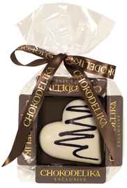Шоколад белый «Chokodelika Сердце ванильное» 30 гр.
