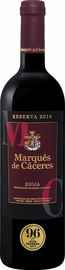 Вино красное сухое «Reserva Rioja Marques De Caceres» 2014 г.