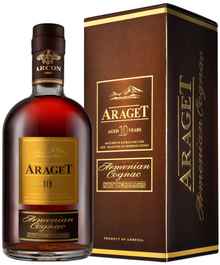 Коньяк армянский «Araget 10 Years Old» в подарочной упаковке