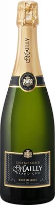 Вино игристое белое брют «Champagne Mailly Grand Cru Brut Reserve Champagne Grand Cru»