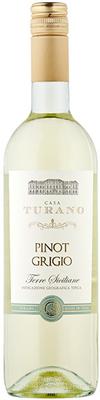 Вино белое полусухое «Casa Turano Catarratto Pinot-Grigio Terre Siciliane»