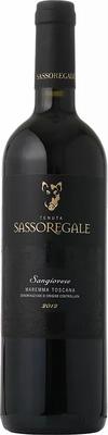 Вино красное сухое «Tenuta Sassoregale Sangiovese Maremma Toscana Santa Margherita» 2016 г.