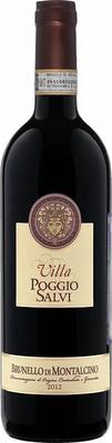 Вино красное сухое «Brunello Di Montalcino Villa Poggio Salvi» 2014 г.