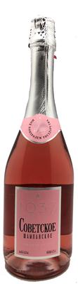 Вино игристое розовое брют «Советское шампанское»