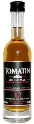 Виски шотландский «Tomatin 12 years, 0.05 л»