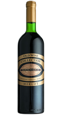 Вино столовое красное полусладкое «Old Wine Collection Мерло»