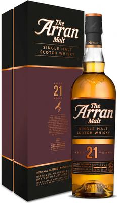 Виски шотландский «Arran 21 Years Old» в подарочной упаковке